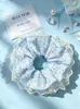 Gomas para el pelo con forma de intestino grueso, encaje multicapa, gomas para el pelo de alta elasticidad, diseñadas específicamente para moños. Suministro al por mayor para puestos de mercado, directo del fabricante