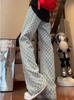 Pantalones vaqueros jacquard desgastados de estilo urbano americano para hombre, de primavera y otoño, rectos, holgados, estilo urbano europeo y americano.