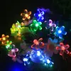 Luces solares para exteriores luces de jardín luces de camping decorativas luces de cadena LED impermeables luces de cadena decorativas de estrella para jardín tiras de luces parpadeantes