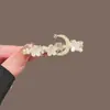 Pinza para el Cabello Luna de Flores para Mujer 2026 Pinza de Pico de Pato de Alta Gama para Flequillo Accesorio para el Cabello Pinza Lateral de Flor