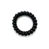 Cuerdas de Teléfono para Atar el Cabello de Comercio Exterior, Diademas Grandes y Pequeñas, Cuerdas Gruesas Simples para el Cabello, Anillos de Cuero, Gomas Elásticas Negras, Venta al por Mayor de Fabricantes
