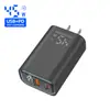 El Cabezal de Carga 45Wa+C 5V3A es Adecuado para Cargadores de Teléfonos Móviles Apple y Android y Cabezales de Carga Rápida Android
