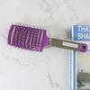 Peine de dientes anchos a lo largo del cabello Peine de arco curvo grande Peine de peluquería Peine de costillas Peine para cabello rizado Peine de masaje con cojín de aire Peine de peinado para hombres y mujeres