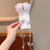 Cadena de mariposa para el pelo cadena de clip para el pelo cadena de flor para el pelo clip para el pelo súper de hada lindo mariposa rosa un par para niños