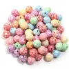 Cuentas Lavadas de Dibujos Animados Frescas y Dulces, Cuentas Sueltas, Accesorios para Joyería DIY de Animales y Plantas, Cuentas Sueltas para Collar