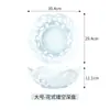 Mesa de Centro para Sala de Estar Hill Home Plato de Frutas Secas de Apariencia Elegante Casual Melamina Plato Hueco para Frutas Plato de Frutas Creativo de Moda