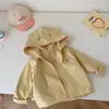Reversível - novo corta-vento estilo primavera/outono para meninas, roupa de outono da moda para meninas, agasalho de outono para bebês