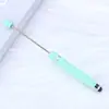 Caneta com Contas para Tela Sensível ao Toque Bobina Única DIY Feita à Mão Caneta Esferográfica Multicolorida Caneta de Assinatura com Contas Educacional para Negócios Atacado em Estoque