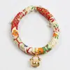 Collar para Gato Estilo Japonés Campana para Gato y Perro Collar para Mascota Grabado para Perro Collar de Cuerda para Gato Diy1 Suministros para Mascotas