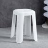 Taburete de plástico creativo moderno para el hogar, taburete cuadrado simple para comedor, engrosado, apilable, taburete para vestidor, moda de lujo ligero