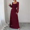 Vestidos Transfronterizos Europeos y Americanos Primavera/Verano 2026 Elegantes y con Estilo Vestido Largo de Manga Larga de Gama Alta Ropa para Mujer Amazon Mujer