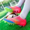 Zapatos de césped para fútbol de entrenamiento transfronterizo para chicas, zapatillas deportivas con tacos largos ligeras para competición de la Copa Mundial juvenil para niños