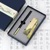 Marca-páginas Metálico Pintura Qianli Jiangshan Estudante do Ensino Fundamental de Alta Qualidade Requintado Criativo Cultural e Criativo Caixa de Presente Presente do Dia do Professor Lembrança