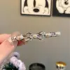 Accesorios para el Cabello Estilo Dongdaemun Coreano Clip para el Cabello Súper Brillante con Pedrería de Cristal Pinza de Pato Pinza Lateral Pinza Bb Pasador Adorno para el Cabello
