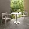 Mesa y Silla de Exterior Patio Exterior Balcón Exterior Silla de Ratán Exterior Café Hotel Ocio Ratán Muebles de Exterior