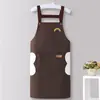 Delantal impermeable y a prueba de aceite, delantal de cocina nuevo y elegante para uso doméstico, uniforme de trabajo, resistente a las manchas, adecuado para restaurantes, ropa de trabajo unisex