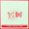 Série Borboleta Molde de Biscoito Coração Desenho Animado 3D Molde de Biscoito DIY Argila Flor Borboleta Impressão Artificial