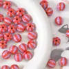 12mm Infantil e Fofo Cor Contrastante Redondo Contas de Melancia Listradas Contas Soltas DIY Joias Feitas à Mão Acessórios para Pulseira Material