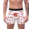EBay nuevo mordisco de dedo labios rojos impresión digital ropa interior sexy para hombre cómoda transpirable para usar debajo pantalones planos una generación de pelo