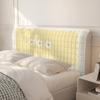 Funda de cama acolchada anticolisión, funda de cama de bolsa suave engrosada, funda de respaldo de cama, funda de madera suave, funda antipolvo universal, extraíble y lavable