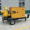 Caminhão Bomba de Drenagem Portátil Diesel Bomba de Água de Emergência Municipal Bomba de Fluxo Misto de Alto Fluxo Autoescorvante Bomba de Controle de Inundação Não Obstruente Caminhão Bomba