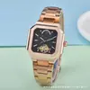 2025 Atravessando Fronteiras Aliexpress Fornecimento de Relógio Mecânico Masculino Estilo Casual Quadrado Moda Baida Watch Dropshipping