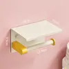 Estilo Cromo Leche Acero Inoxidable Dopamina Portarrollos de Papel Higiénico Estante de Almacenamiento de Papel Higiénico para Baño Portarrollos de Papel Higiénico de Montaje en Pared Sin Taladro