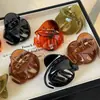 Pinza para el Cabello con Forma de Calabaza para Mujer, Pinza de Tiburón Exquisita de Alta Gama para la Parte Trasera de la Cabeza, Nuevo Accesorio para el Cabello