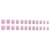 Estilo simple blanco estilo francés europeo y americano flor fresca pintada hojas flor pequeña uso uña acabado pegatinas de uñas postizas