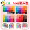 Set completo de materiales para hacer cuentas con paleta de colores, juguete educativo de cuentas para armar