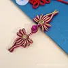 Botão Qipao com Design de Peixe Duplo com Contas, Estilo Chinês, Estilo Étnico, Botão Novo Estilo Chinês, Traje Tang, Botão Decorativo Retro Feito à Mão