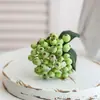 Fruta de arándano al por mayor Flor artificial estilo europeo Ramo pequeño de frutas Rama Adornos para sala de estar Decoración de Navidad Accesorios para arreglos florales Artificial Baya