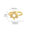 Anillo Exquisito de Estrella y Luna de Circonita Ultrabrillante, No se Desvanece, Diseño de Nicho Lujoso, Exquisita Joyería para Dedo Índice