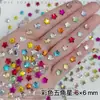 Popular Arte de Uñas Color Dopamina, Brillantes Lindos Irregulares de Fondo Plano, Accesorios de Moda al por Mayor