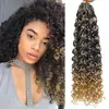 Peruca Fibra Química Cabelo de Crochê Europeu e Americano Dreadlocks Cabelo Cacheado Trança de Três Fios Gogocurlcrochethair Cabelo Longo Cacheado