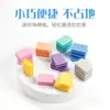 Mini Esponja Lima Bloco de Tofu para Manicure, Tira Portátil para Moldar e Polir Unhas, Dupla Face, Pode Ser Usada para Provas de Desenhos