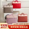Bolsa de Almacenamiento Reforzada de Tela No Tejida con Diseño de Asa Duradera, Bolsa de Mano Doméstica de Tela de Doble Cara, Gran Capacidad para Almacenamiento en el Dormitorio