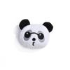 Broche de cabeza de panda pequeño creativo, muñeco de panda plano tridimensional de dibujos animados, accesorios de ropa, zapatos y calcetines DIY al por mayor