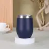 Taza Termo de Acero Inoxidable 304 Modelo Nuevo Transfronterizo de 12 oz, Taza Mini en Forma de U para Huevo, Taza de Agua Portátil para Coche