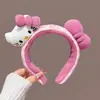 Nueva Diadema de Felpa para Niñas Pequeñas, Accesorio para el Cabello Kuromi, Nuevo Modelo 2026, Pinza para el Cabello para Lavarse la Cara, Accesorio para el Cabello de Bebé