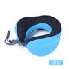 Almofada de Viagem Portátil em Forma de U, Almofada Cervical em Espuma de Memória de Retorno Lento em Forma de U, Almofada para Cochilo de Carro e Avião, Pode Ser Guardada