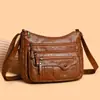 Bolso sencillo y elegante de un solo hombro para madres de mediana edad y mayores, nueva moda 2026, multicapa, gran capacidad, ligero, de un solo hombro, bandolera