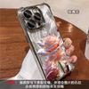 Rosa de cristal para capa de celular Apple iphone16 15 senso avançado 14promax galvanoplastia glitter 13 transparente