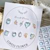 Celebrante de Internet Nuevo Arte de Uñas Sal Marina Cristal Diamante Forma Especial Aurora Mágico Estrella de Mar Corazón Torcido Super Flash Bombilla Joyería para Uñas