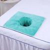 Toalla con agujero para la cama de salón de belleza, toalla con agujero para tumbarse, suave y absorbente, cojín de masaje, toalla facial, toalla de cama, logotipo personalizado