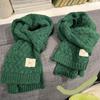 Cachecol de Tricô Torcido para Casal Estilo Retrô para Mulheres no Inverno, Cachecol Quente Versátil Engrossado Estilo Coreano para Casal, Outono de Alta Qualidade para Homens