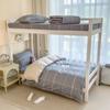 Juego de tres piezas para cama de dormitorio estudiantil Algodón puro 100% Algodón Dormitorio Individual 3 Cama litera de secundaria y universidad Juego de seis piezas
