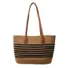 Bolso Trenzado de un Solo Hombro de Moda 2026 Nuevo Bolso Trenzado para Mujer Bolso de Mano para Vacaciones en la Playa Bolso Tote Versátil