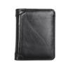 Comercio exterior Cartera para hombre de cuero Crazy Horse tarjetero corto cuero encerado al aceite RFID antirrobo cepillo cartera plegable retro