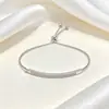 Pulsera de Moda Estilo Ins de Venta Caliente Transfronteriza, Brazalete Ajustable Curvo Incrustado con Diamantes y Circonia Microincrustada, Accesorio Versátil, Venta al por Mayor